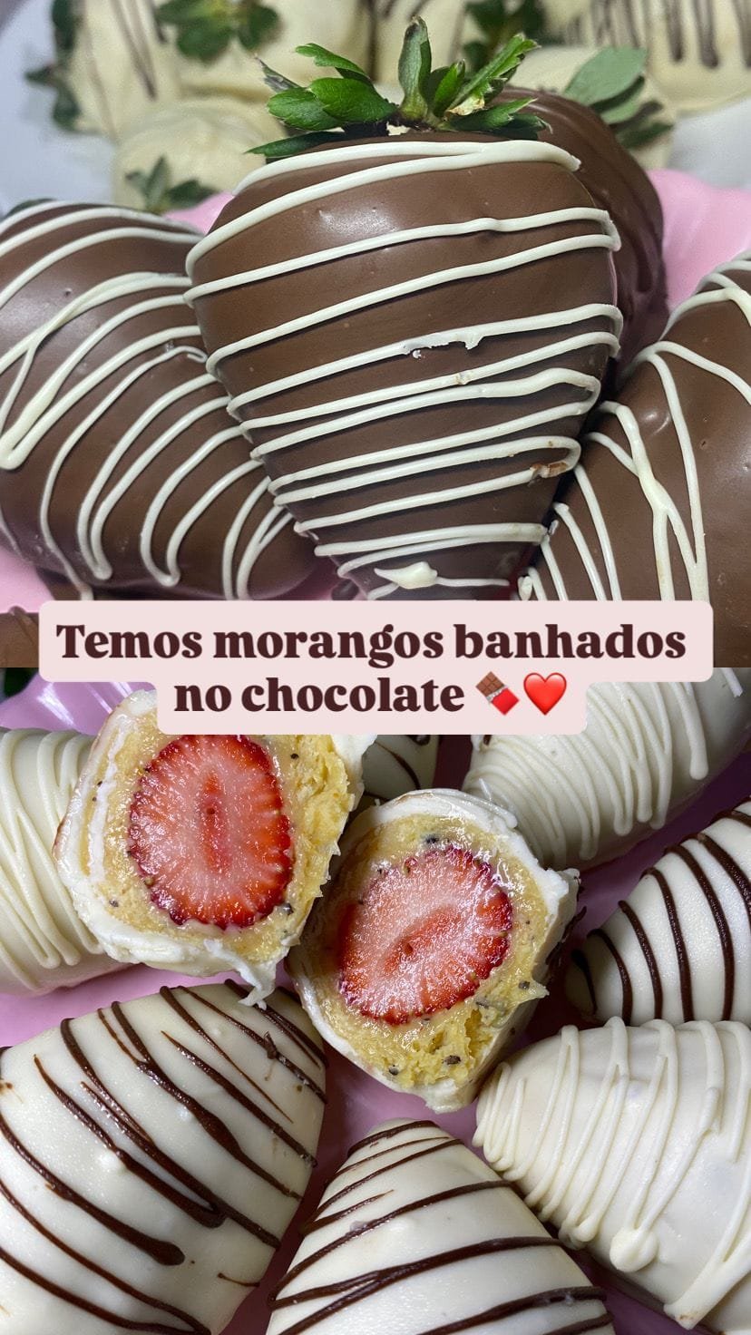 Bombom de morango